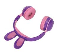Cocoarm Rabbit Ear Bluetooth 5.0 Casque, LED Couleur Lumière pour Enfants | Casque supra-auriculaire sans fil, haut-parleur 40 mm, autonomie de 12 heures, conception pliable, apprentissage en ligne,