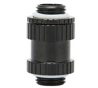 Cocoarm Raccord fileté G1/4 Mâle à Mâle, Prolongateur Micro-réglable, | Fixation hexagonale intérieure M8, laiton nickelé, refroidissement par eau PC, longueur extensible 22-31 mm, assemblage de
