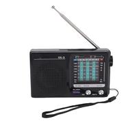 Cocoarm Radio Multibande AM FM SW Portable, Prise Casque 3,5 Mm (Black)