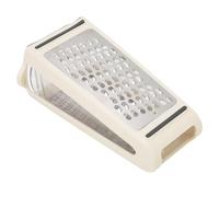 Cocoarm Râpe à Fromage avec Récipient ABS PS Râpe à Boîte 22 X 13,5 X 8,5 Cm Alimentaire Fine et Grossière Double Face pour Cuisine Fromage Légumes Ail Gingembre