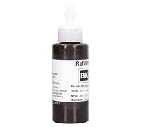 Cocoarm Recharge d'Encre de Sublimation 100 Ml, Encre d' Numérique, Encre de Transfert de Chaleur pour T-shirts, Tasses, Tissus, Céramique, Compatible avec R330 230 T60 T50 1390 1800 L805 (BK)