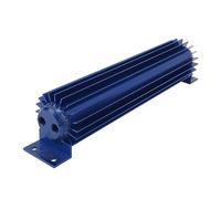 Cocoarm Refroidisseur d'huile de Transmission de 12 Pouces, Conception à Double Canal en Aluminium anodisé avec Surface à Ailettes pour les Applications de Camions de Voiture (BLUE)