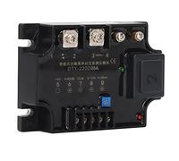 Cocoarm Régulateur de Tension monophasé, Module Régulateur de Tension AC à Isolation Complète AC 220 V avec Céramique et Thyristor, Entrée 4 à 20 MA 0 à 10 V, Démarrage Lent pour l'éclairage du (25A)