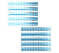 Cocoarm Reliure à Dos Peignes de Reliure en Plastique 1 2in de Diamètre 30 Trous Bande de à Feuilles Mobiles Paquet de 10 Pages Lisse Tournant Réutilisable pour Les Étudiants Enseignants de Papier