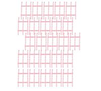 Cocoarm Reliure à Peigne PP Classeur Peigne 50PCS 16mm Reliure à 3 Anneaux Dos pour Rapports Journaux Albums Photo et Calendriers pour Étudiants Enseignants Bureaux (PINK)