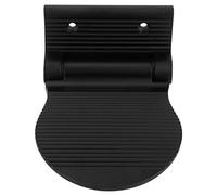 Cocoarm Repose-pieds Antidérapant, Pédale de Douche Murale Pliable en Aluminium Robuste pour Couloir, Salle de Bain, Douche, pour une Friction Accrue et une Utilisation Pratique (BLACK)
