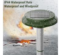 Cocoarm Répulsif Solaire Imperméable Contre Les Taupes, Technologie Ultrasonique, Couverture à 360 Degrés, pour Une Utilisation sur la Pelouse et Le Jardin