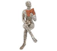 Cocoarm Résine Lecture Femme Figurine, Innovante Ornements de Bibliothèque de Pâte de Lecture Innovante, Ornement en Résine pour Le Salon pour la Décoration de la Maison (B)