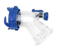 Cocoarm Rinçage de Réservoir de Camping-Car, Coude Adaptateur de Tuyau | Raccord à Baïonnette étanche avec Joint intégré, Interrupteur de Contrôle de Débit, Corps en ABS pour Réservoir de