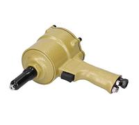 Cocoarm Riveteuse Pneumatique en Acier allié, Pistolet à Riveter Pneumatique de 2,4 à 4,8 Mm, Course de 18 Mm, 6,2 Kg cm², Outil de Traction pour Rivets en Aluminium et en Acier en Atelier de (Style