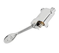 Cocoarm Robinet à Pédale G1 à 2 Pieds en Laiton, Montage au Sol, Robinet à Pédale 24 Cm chromé G1 2 Filetage, Contrôle de 4 à 8 Secondes pour Hôpital, Laboratoire, Cuisine, Salle de Bain