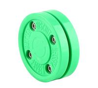 Cocoarm Rondelle de Hockey sur Glace, Rondelle de Hockey à roulettes en Polyoxyméthylène 7,5 Cm X 2,5 Cm 122 G, d'entraînement Verte pour la Pratique des Terres Sèches, Manipulation de Bâton en