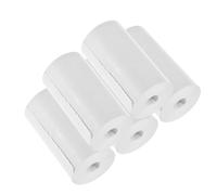 Cocoarm Rouleaux de Papier Thermique 57 Mm Papier de Reçu Blanc 57 X 25 Mm Claire 10 Rouleaux pour Caisse Enregistreuse POS Taxi Restaurant et pour Imprimantes Poooli Paperang (Pas d'adhésif #-5)