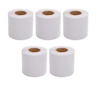 Cocoarm Ruban Adhésif pour Tuyaux Ruban Isolant en PVC Non Adhésif 6 Cm X 9,5 M 5 Rouleaux pour Tuyaux en Cuivre CVC Lignes de Climatiseur Emballage et Regroupement d'équipements électriques