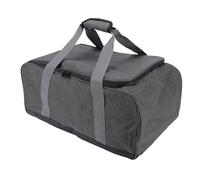 Cocoarm Sac de Batterie de Cuisine de Camping Sac de Rangement de Batterie de Cuisine de Voyage en Tissu Oxford 33 L avec 2 Séparateurs Amovibles Poche Intégrée et Poignée Enveloppante pour Camping