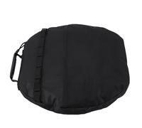 Cocoarm Sac de Rangement pour Poêle à Griller, Sac de Transport Rond en Tissu Oxford avec Fermeture éclair et Poignée, 43 X 22 X 42 Cm, Pochette de Rangement Portable pour Poêle, Camping, Pique-nique,