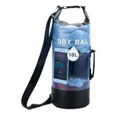 Cocoarm Sac étanche, Sac étanche Transparent pour Le Canotage et Le Rafting, Conception Légère avec Fenêtre d'accès Facile et Options 10 L 20 L (Blue)