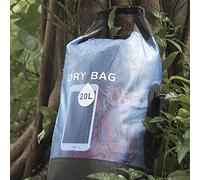 Cocoarm Sac étanche, Sac étanche Transparent pour Le Canotage et Le Rafting, Conception Légère avec Fenêtre d'accès Facile et Options 10 L 20 L (Black)