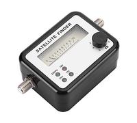 Cocoarm Satellite Signal Meter, 950-2150MHz Portable Finder | Réglage de la bande Ku en bande C, connecteur LNB vers REC, contrôle du niveau dB, construction ABS noir argent,