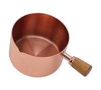Cocoarm Saucière de Cuisson, Saucière en Acier Inoxydable 304 avec Poignée, Mini Casserole Empilable avec Bec Verseur et échelle de Mesure pour la Cuisine, le Banquet, le Pique-nique (250ml)