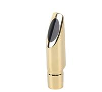 Cocoarm SAX MUDEMPOICE ALTO SAXOPHONE BOUCHE JAZZ METAL 8C avec 2 Pads et Capuchon Métallique pour le Rythme Rapide et les Performances de Ton élevé