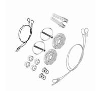 Cocoarm Serrure de Goupille de Capot de Course en Alliage d'aluminium CNC, Kit d'apparence de Goupille de Crochet Durable pour la Modification du Véhicule (SILVER)