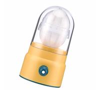 Cocoarm Shaker à œufs Manuel, Machine à œufs doré en Silicone ABS PC pour le Mélange du Blanc et du Jaune d'œuf, Fonctionnement avec Corde de Traction, Coussinets Intérieurs Résistants aux Chutes,