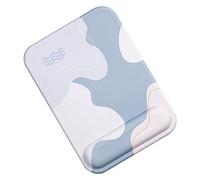 Cocoarm Silicone Mouse Pad Wrist Rest Set, Memory Foam (Rectangle, Blue)