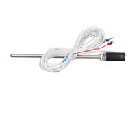 Cocoarm Sonde de Capteur de Température en Acier Inoxydable de Type K, Thermocouple Mis à la Terre, Filetage de 8 Mm, Sonde de 50 Cm pour le Traitement Thermique Industriel, la, le Séchage et (Hmm)