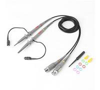 Cocoarm Sonde D'oscilloscope 100 MHz, Kit de 2 Sondes BNC avec Atténuation Commutable 1X/10X, Crochet Amovible pour Accessoires D'oscilloscope