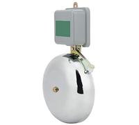 Cocoarm Sonnette électrique, Alarme en Acier Inoxydable pour écoles et Ateliers, 150 Mm sans étincelles avec Mécanisme Sonore Puissant, AC220 V avec Bobine de Fil de Cuivre