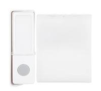 Cocoarm Sonnette Sans Fil avec 7 Lumières Clignotantes, Portée de 200m, 32 Options Musicales, 5 Niveaux de Volume, Signal Puissant pour Personnes Âgées ou Malentendantes