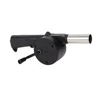 Cocoarm Souffleur à Manivelle, Souffleur d'air Manuel Léger en ABS pour Un Allumage Rapide du Charbon de Bois, Démarrage du Feu sans Effort pour Le Camping et Le Barbecue