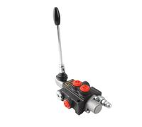 Cocoarm Soupape de Commande Directionnelle Hydraulique, Soulagement Réglable 1 Bobine Double Effet, Contrôle de Précision pour Chargeurs de Tracteurs et Machines de Construction