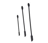 Cocoarm Spatule en Silicone, Ensemble de Spatules de Maquillage en Silicone de qualité Alimentaire 3 Tailles 6,1 9,3 12 Pouces, Grattoir à Double Tête avec Noyau en Acier Inoxydable pour Pots de