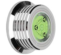 Cocoarm Stabilisateur de Poids d'enregistrement, Pince en Aluminium avec Niveau à Bulle pour Platines, élimination des Vibrations et stabilité de la Vitesse pour Les Amateurs de Musique (Silver)