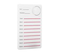 Cocoarm Support de Cils surdimensionné, Outil de Maquillage en Silicone pour Greffe de Cils, Support Professionnel pour un Ramassage Facile des (à XL - avec coussinet en silicone)