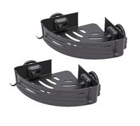 Cocoarm Support de Douche d'angle, Organisateur de Salle de Bain en Aluminium de qualité Spatiale avec Puissance d'aspiration Améliorée et Barre à Serviettes pour Shampoing et Nettoyant pour le