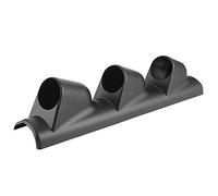 Cocoarm Support de Montage de Jauge Triple ABS 52 Mm 2 Pouces Support de Montage de Compteur à 3 Trous pour Tableau de Bord à Conduite à Gauche adapté aux Utilisateurs de de Jauge de Voiture