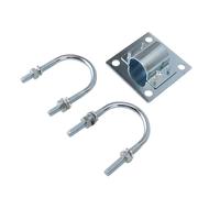Cocoarm Support de Montage sur Tuyau de Mât d'antenne en Alliage d'aluminium, Support de Montage sur Tuyau avec Angle Réglable, Stable, Installation Facile pour Mur de Toit, Utilisation en