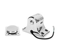 Cocoarm Support de Porte électromagnétique en Alliage de Zinc, Butée de Sol pour Porte Coupe-feu DC24 V 55 Kg, Mise Hors Tension d'aspiration Fermée pour Portes Coupe-feu, Portes en Verre, Bureaux,