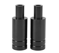 Cocoarm Support de Projecteur de Moto Support de Projecteur en Alliage d'aluminium avec Vis de 6 Mm 8 Mm de Fourche Inférieur Stable pour les Coureurs XMAX 300 400 125 250 NMAX155 (BLACK)