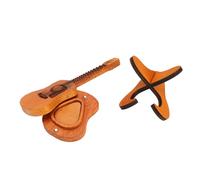 Cocoarm Support pour Médiators de Guitare, Boîte de Rangement pour Médiators en Bois de Chêne, Conception Multifonctionnelle pour les Musiciens et les Amateurs de Musique