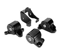 Cocoarm Supports de Moteur Kit de Support de Moteur en Aluminium Noir, Ensemble de 4 Pièces, Mouvement Réduit du , Installation Simple pour 1996 2000 Série B D