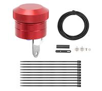 Cocoarm Système d'huile de Chaîne de Chaîne de Moto Système d'huile de de Moto Universal pour et Vélo avec Feuille de 6 Mm Trouble Installation Easy Installation Efficace (Rouge)