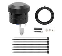 Cocoarm Système d'huile de Chaîne de Chaîne de Moto Système d'huile de de Moto Universelle pour la et la Feuille une Feuille de Vélo avec un Trou de 6 Mm de Lubrification Efficace (BLACK)