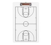 Cocoarm Tableau de Coaching de Basket-ball, Tableau Blanc Effaçable à Sec pour Entraîneurs, Double Face avec Métallique Robuste, Grande Zone D’écriture, Lignes Claires