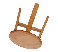 Cocoarm Tabouret Bas en Bambou pour Enfant, Siège Enfant en Bambou Naturel avec Quatre Pieds Stables, Cadre Fixe à Vis, Bords Arrondis, Banc Portable pour Salon, Salle de Bain, Chambre à Coucher