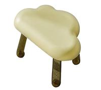 Cocoarm Tabouret pour Enfants Tabouret en Plastique avec Dessus en Forme de Nuage et Pieds Transparents Léger 933 G Finition Lisse pour Chambre d'enfant Salle de Jeux Salle d'étude Décoration de