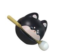 Cocoarm Tambour de Poisson Mignon Bloc Zen Instrument de Percussion en Résine 4,1 X 2,7 X 2,4 Pouces Ornement Apaisant de Bureau Compact pour la Méditation Bureau étude Soulagement du Stress Décor (F)